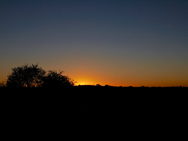 Sunset, Kalahari